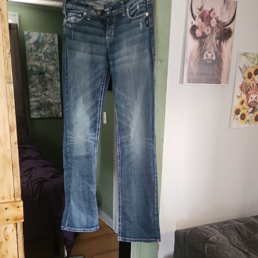 Silver Jeans Classic Blue Boot Cut Denim
